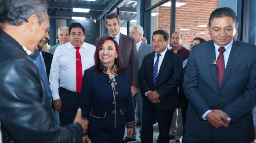 Gobernadora recorre nuevas oficinas de COEPRIST 