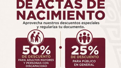 ¿Te urge tu acta de nacimiento? ¡Corre a Panotla! Habrá hasta 50% de descuento y el trámite te saldrá mucho más barato