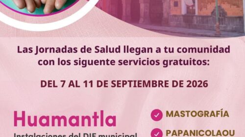 Rocío Hernández impulsa jornada gratuita para fortalecer la salud de las mujeres de Huamantla