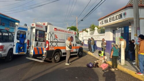 Protección Civil atiende accidente vial en Totolac