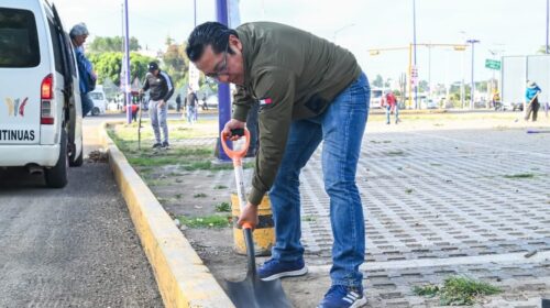¡Que se vea chulo! Benjamín Atonal pone a chambear al Ayuntamiento y le cambia la cara a El Trébol