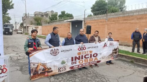Apizaco fortalece infraestructura urbana y educativa con obras por más de 8.4 mdp