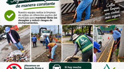 En temporada de lluvias, Capamh no baja la guardia