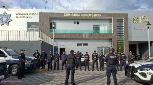 ¡Chiautempan se blinda! Arranca operativo contra la delincuencia y ponen bajo lupa a autos y motos