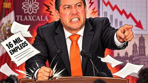 ¡Al poblano Marroquín le ardió! Se lanza contra Miriam Martínez, pero ni pío sobre los 16 mil empleos que se perdieron