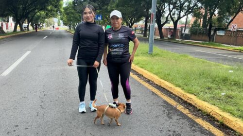 Con sus mascotas, familias se reúnen y se activan cada domingo en “Muévete Tlaxcala”