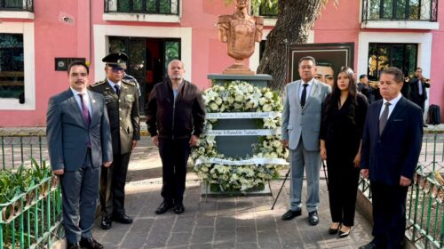 Tlaxcala capital conmemora el legado de Felipe Santiago Xicohténcatl y los niños héroes de Chapultepec
