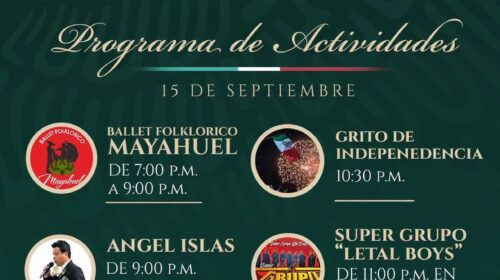 En Tlaxco habrá una gran noche mexicana para celebrar el Grito de Independencia