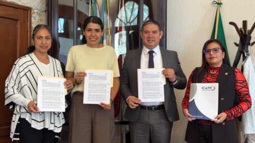 Firman convenio Ayuntamiento de Tlaxco con ICATH, busca fortalecer a futuros profesionistas