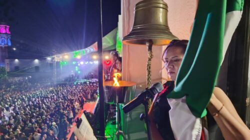 Llevó a cabo presidenta de San Pablo del Monte el tradicional Grito de Independencia