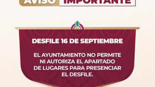 Áreas del Ayuntamiento de Tlaxcala supervisarán cobros indebidos en vía pública por desfile 