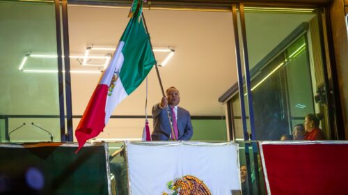 ​Encabeza Javier Rivera Bonilla, la ceremonia cívica y festejos del CCXVI aniversario del Grito de Independencia en Apizaco