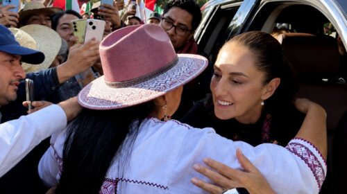 Ana Lilia Rivera recibe a Claudia Sheinbaum y reconoce avances para las familias tlaxcaltecas