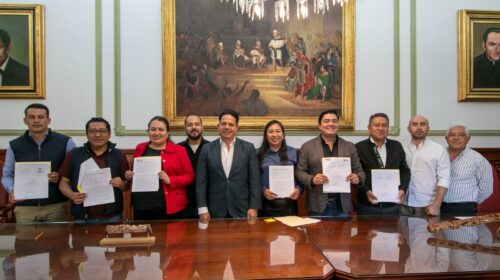 Firma alcalde de Tlaxcala convenio interinstitucional para prevenir y proteger al ambiente de la contaminación 