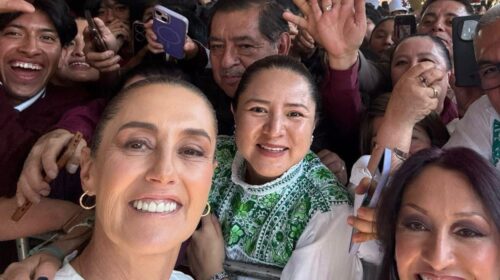Agradece Lucía Arce respaldo de Claudia Sheinbaum con Bachillerato Margarita Maza y viviendas de la CONAVI