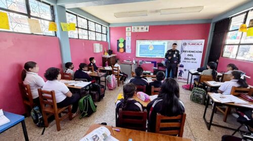 Ayuntamiento de Tlaxcala lleva a niñas y niños de primaria “Ohquetzalli” plática de autocuidado