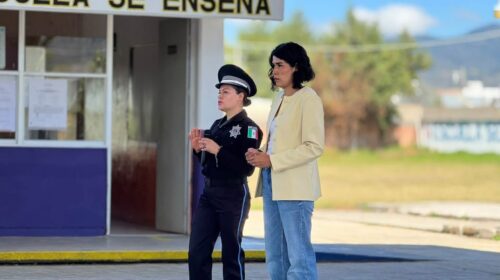¡Diana Torrejón le echa el ojo a las escuelas! Tlaxco instala cámaras para vigilar y proteger a los estudiantes