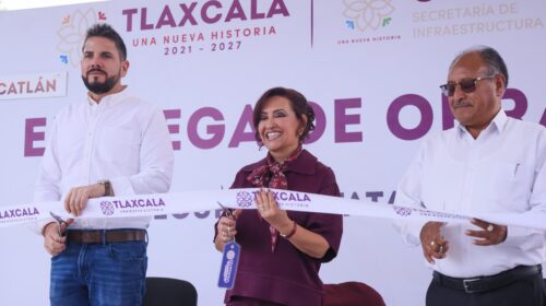 Destaca gobernadora inversión de casi 50 mdp en obras para Tocatlán