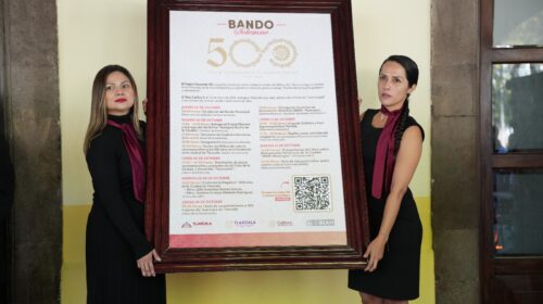 Ayuntamiento de Tlaxcala invita a la ciudadanía a participar en el inicio de los festejos por los 501 años de la Fundación de la ciudad
