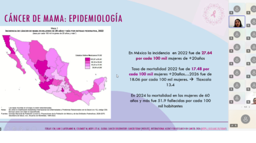 Ciencias de la Salud UATx se suma a la campaña de prevención del cáncer de mama