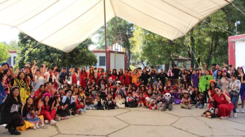 Ofrecen PyPU, CAPIES y Centro Universitario “Seña Garza” actividades lúdicas a infantes para celebrar el Día de Muertos