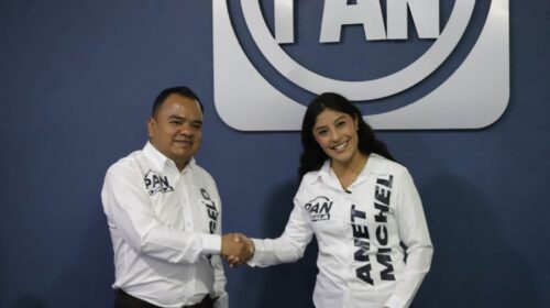 Anet Michel Díaz Campos se suma al PAN y se registra como aspirante a la presidencia municipal de Calpulalpan