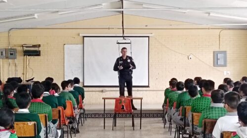 Ayuntamiento de Tlaxcala promueve la cultura de autocuidado en la secundaria Gabino Palma