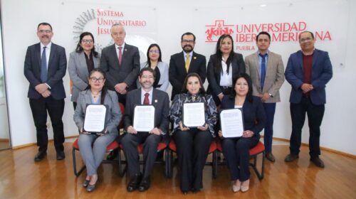 Firma convenio TCyA con Ibero Puebla para profesionalizar a su personal
