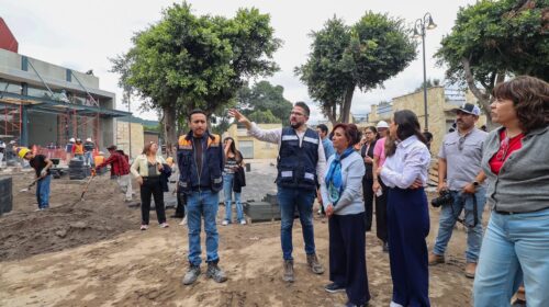 Supervisa gobernadora últimos trabajos en el recinto ferial