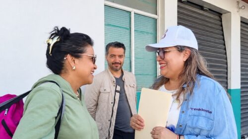Blanca Angulo anuncia rehabilitación de la calle Manuel Saldaña, junto al Parque Hidalgo
