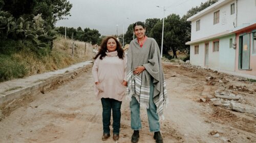 ¡El Sabinal tendrá una calle renovada! Tlaxco impulsa obra de adoquinamiento en Domingo Arenas