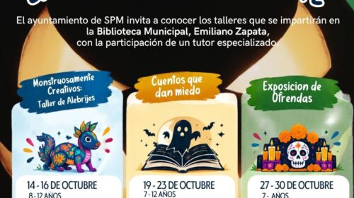 Invita Ayuntamiento de San Pablo del Monte a talleres infantiles de temporada en la Biblioteca Municipal