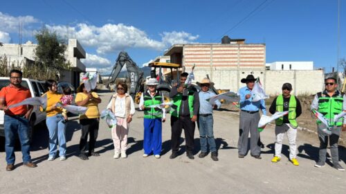 Inicia Ana Lucía Arce dos obras de infraestructura social en la comunidad de San Nicolás