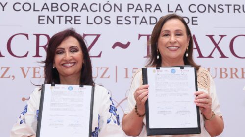 ¡Van por la rata! Lorena Cuéllar y Rocío Nahle unen fuerzas para blindar Tlaxcala y Veracruz contra la delincuencia