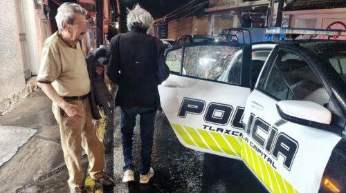 Policía municipal de Tlaxcala ubica a adulto mayor reportado como no localizado