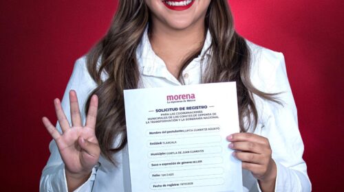 ¡Lupita Cuamatzi se apunta para ir por el control de Morena en Contla! Presume apoyos, gestión social y cercanía con Ana Lilia