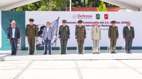Destaca alcalde Carlos López Suárez esfuerzo de jóvenes que concluyen el servicio militar nacional 
