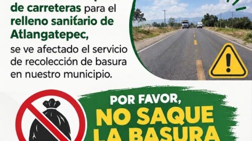 Bloqueos carreteros provocan retrasos en la recolección de basura en Tetlanohcan
