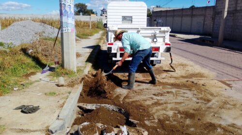 Capamh refuerza trabajos de mantenimiento y atención a reportes ciudadanos en Huamantla