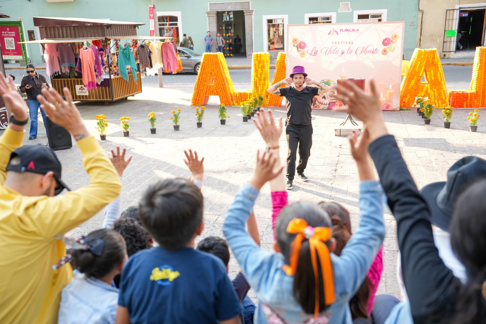 Gobierno municipal de Tlaxcala continúa festival “La Vida y la Muerte” con historias de Roy Cuentacuentos