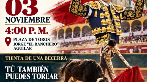 Juan Pablo Ibarra alista su debut con caballos en Tlaxcala; invita a clase práctica de toreo