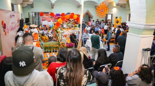 Gobierno municipal de Tlaxcala participó en la fiesta de Ochpaniztli como parte del Festival “La Vida y la Muerte”