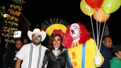 Con gran participación y ambiente familiar, Panotla vive con éxito su desfile de Día de Muertos 2026