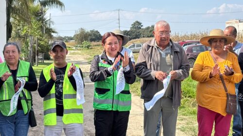 Inaugura Lucía Arce obras en comunidad de San Sebastián Xolalpan