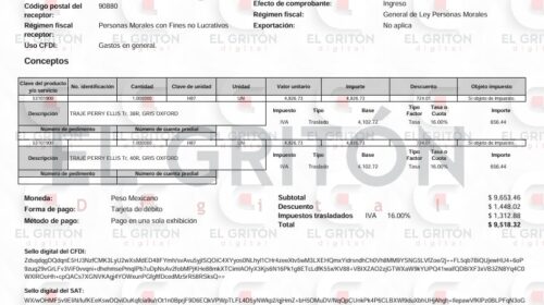 ¡Alcalde de Tenancingo se viste con la lana del pueblo! Más de $31 mil en ropa de marca: trajes Perry Ellis y prendas Ivonne facturados al Ayuntamiento